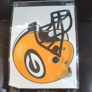 NFL Green Bay Packers Yellow Helmet Wall Art